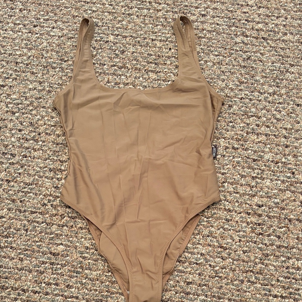 Moschino Mare Taupe Swimsuit